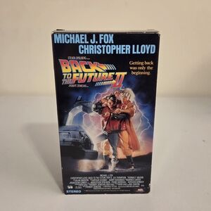 Back to the Future Part II VHS Tape